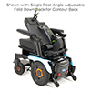 Invacare STORM TORQUE™ RX 20 Power Wheelchair - Ultra Low Maxx Single Actuator Power Positioning System